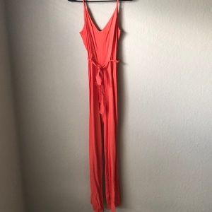 Coral jumpsuit